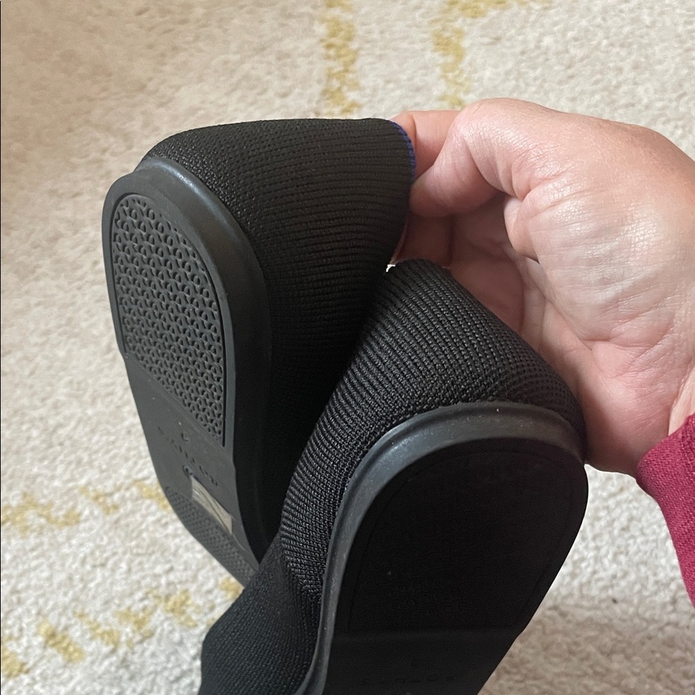 Rothy's Women's Black The Flat slip-on shoes - Picture 4 of 4